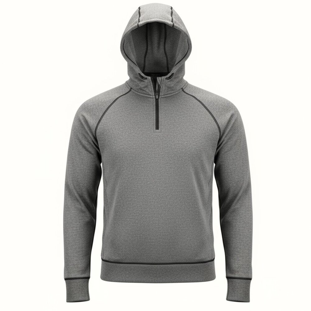 90 Degree Reflex Hoodie Mens XL Gray Quarter Zip Athleisure Training Pullover